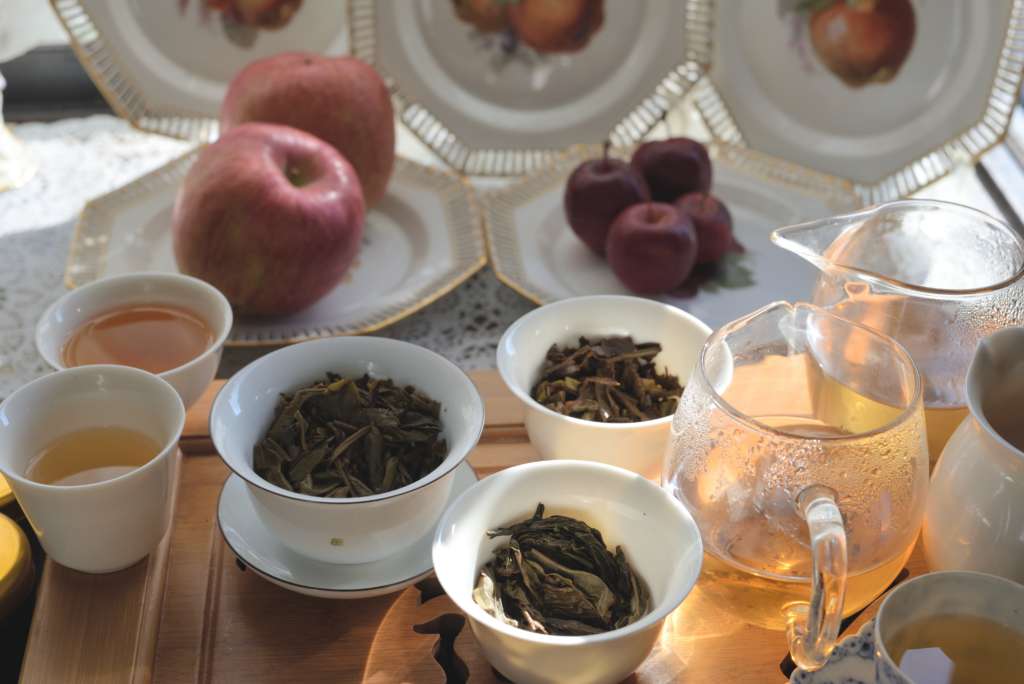 HOJOのプーアル生茶を3種類飲む